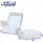 کارتن کیبوردی سه لایه سفید 15*16 ارتفاع 9