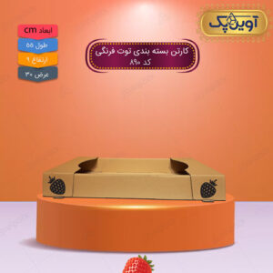 کارتن بسته بندی توت فرنگی 9*30*55 کد 890-01