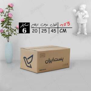 کارتن پستی سایز 6 (بسته)